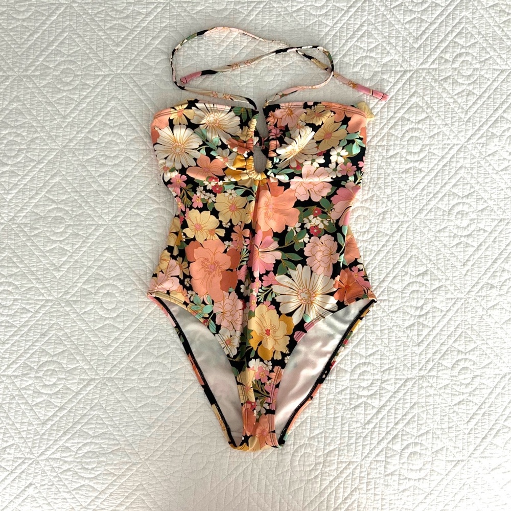 Tropical one piece swimsuit!
